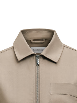 Modern Zip Overshirt Woman