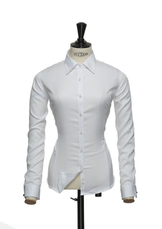 GB01 Twill Non-Iron Woman – shirt product image, 44-XXL, Women, White