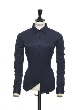 GB01 Twill Non-Iron Woman – shirt product image, 40-L, Women, Navy