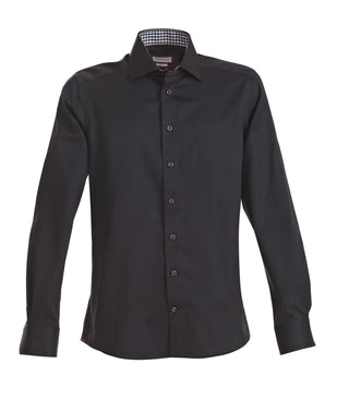 RB20 Twill Non-Iron – shirt product image, 39/40-M, Slim fit, Black
