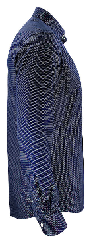 PB49 Jacquard Non-Iron – shirt product image, 43/44-XL, Slim fit, Blue