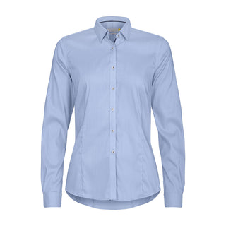 Yellow Bow 52 Woman Easy Care – shirt product image, 48-4XL, Woman, Skyblue