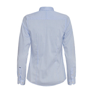 Yellow Bow 53 Sky Blue Check Woman – shirt product image