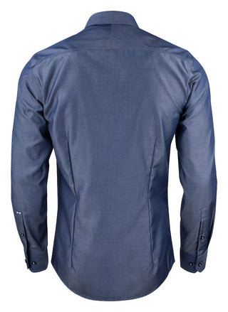 RB120 Twill Non-Iron – shirt product image, 37/38 S, Slim fit, Indigo