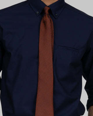 Tie Silk Oxford Orange – shirt product image, Orange