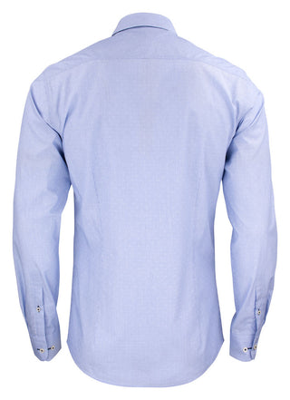 Purple Bow 140 blue dot Non-Iron – shirt product image, 45/46-XXL, Slim fit, Blue