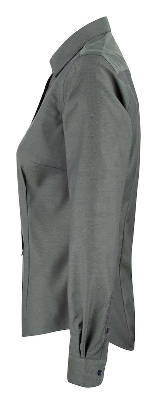 PB142 Oxford Woman Non-Iron Stretch – shirt product image, 40-L, Women, Green