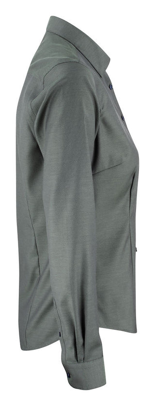 PB142 Oxford Woman Non-Iron Stretch – shirt product image, 42-XL, Women, Green