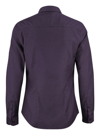 PB142 Oxford Woman Non-Iron Stretch – shirt product image, 40-L, Women, Purple