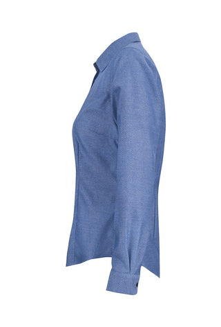 PB144 Jacquard Non-Iron Woman – shirt product image, 38-M, Women, Indigo