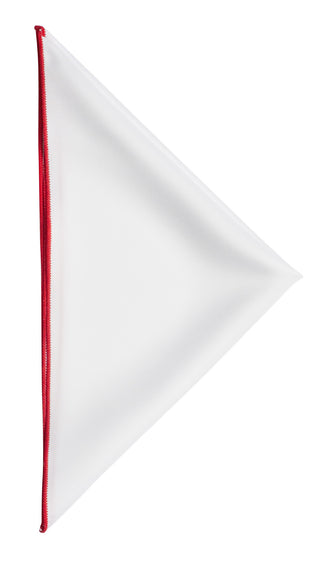 White pocket square - 104 Red – shirt product image