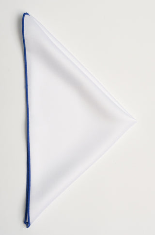 White pocket square - 115 Blue – shirt product image