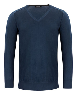 Merino Sweater V-Neck Navy