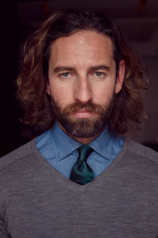 Tie Silk Oxford Green – shirt product image