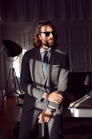 Classic Blazer 20 Grey Melange – shirt product image, 46, Regular, Grey Melange