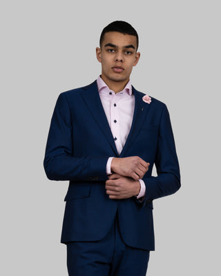 Classic Blazer 20 Navy Melange – shirt product image, 50, Regular, Navy Melange