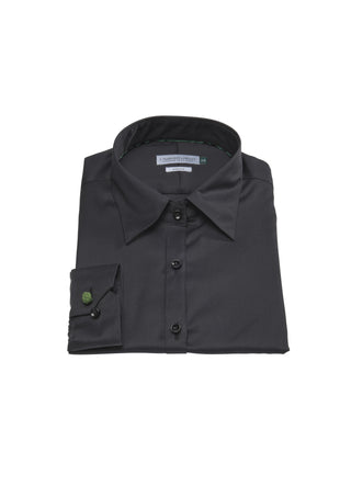 GB01 Twill Non-Iron Woman – shirt product image, 36-S, Women, Black