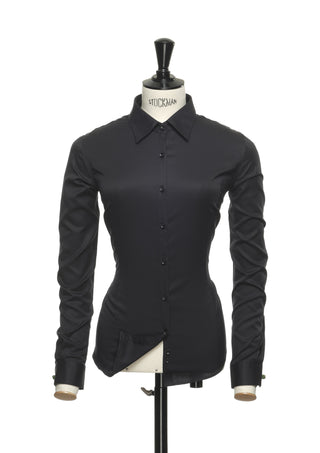 GB01 Twill Non-Iron Woman – shirt product image, 34-XS, Women, Black