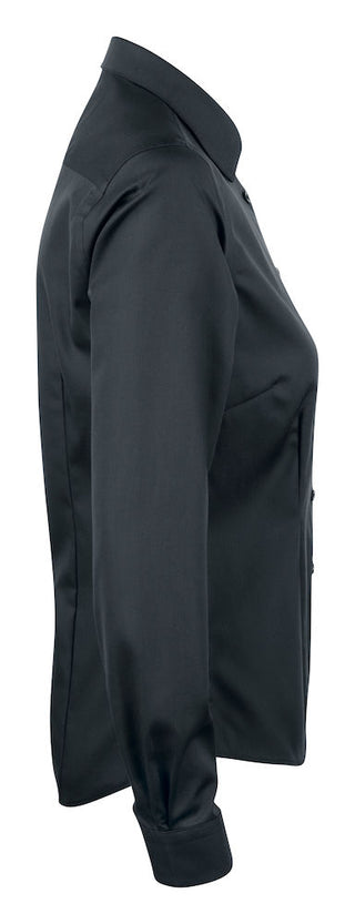 BB60 Twill Never-Iron Woman – shirt product image, 46-3XL, women, Black