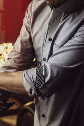 RB121 Oxford Non-Iron Stretch – shirt product image, 45/46 XXL, Slim fit