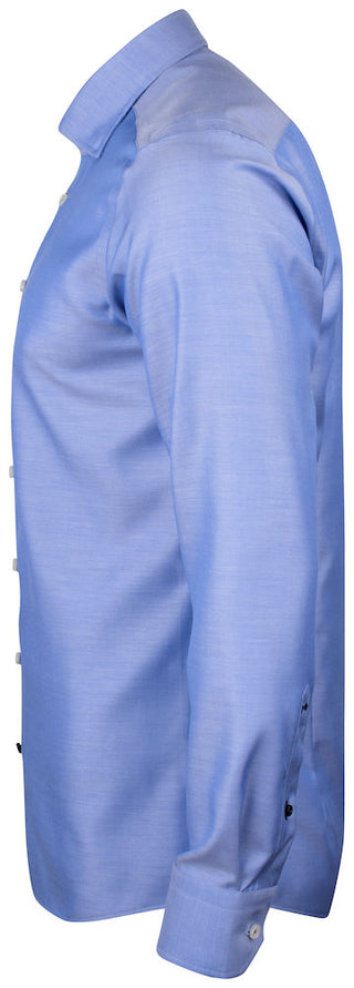 RB122 Twill Mid Blue Non-Iron – shirt product image, 47/48 XXXL, Regular fit, Mid Blue