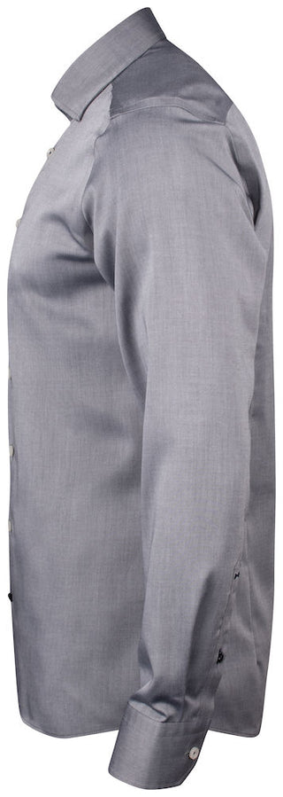 RB122 Twill Grey Non-Iron – shirt product image, 35/36 XS, Slim fit, Grey