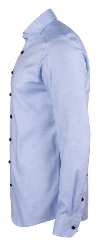 Purple Bow 145 Mid Blue Non-Iron – shirt product image, 41/42 L, Slim fit, Mid Blue